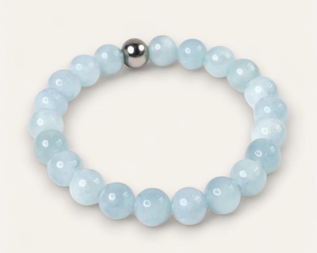 Aquamarine Stone Bracelet