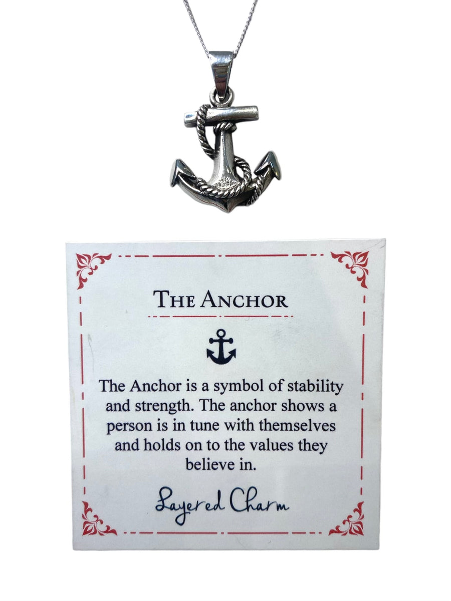 Detailed Anchor Necklace