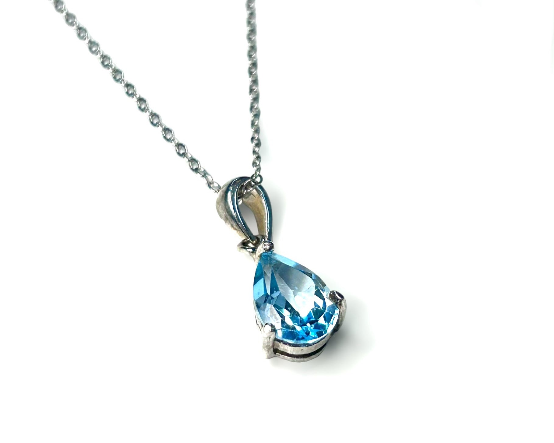 Pear Shape Gemstone Necklace