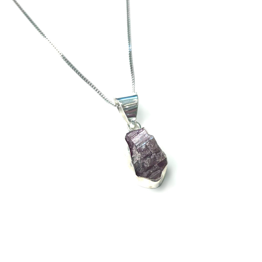 Free-Form Pink Tourmaline Necklace