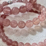 Strawberry Quartz Stone Bracelet