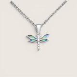 Shell Dragonfly Necklace