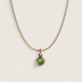 Bronze CZ Birthstone Necklace