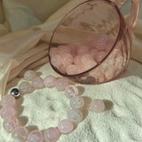 Rose Quartz Stone Bracelet