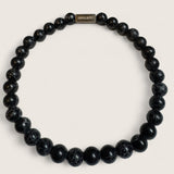 The Obsidian Vein – Black Turquoise Bracelet