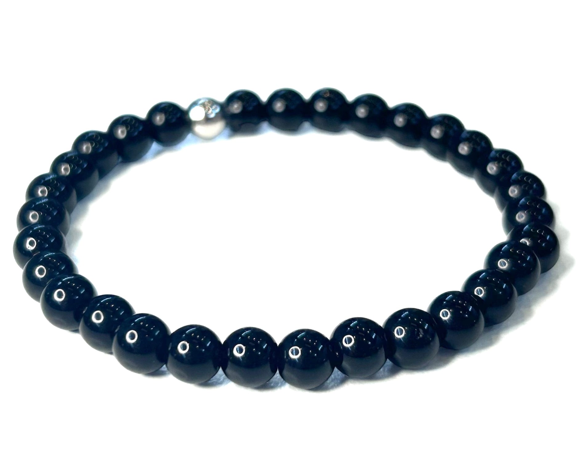 Obsidian Stone Bracelet