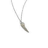 Medium Outline Angel Wing Necklace