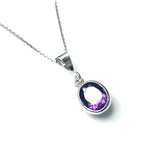 Oval shaped Gemstone Necklace