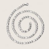 The Pulse -  Figaro Steel Chain Necklace