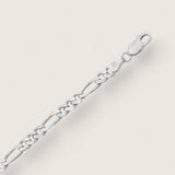 The Argent Stride – 7mm Silver Figaro Chain