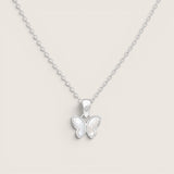 Flutter Pearl Butterfly Necklace