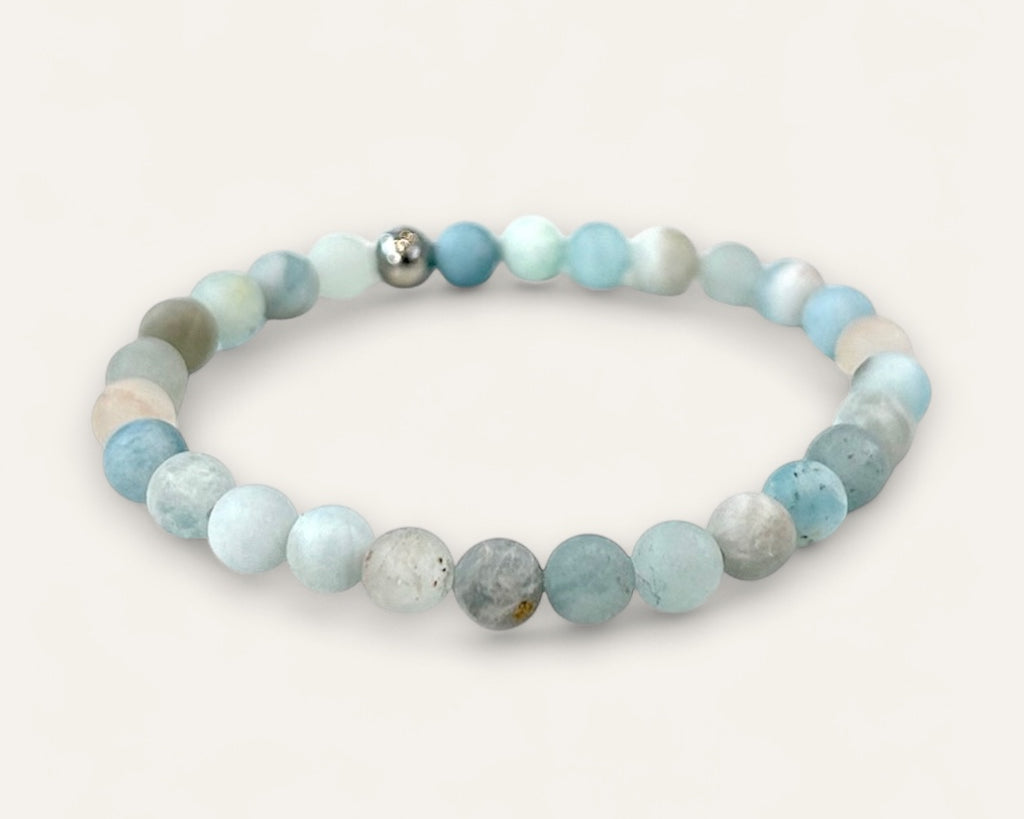 Aquamarine Stone Bracelet