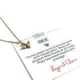 14KT Plated Bee Necklace