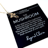 Three Mushroom Necklace