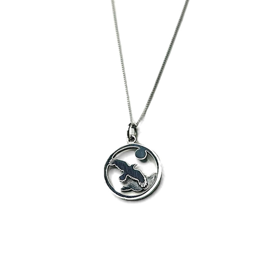 Soaring Raven Necklace