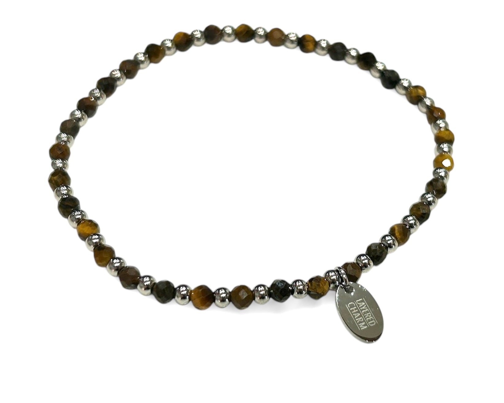 Steel and Gemstone Stretch Bracelets