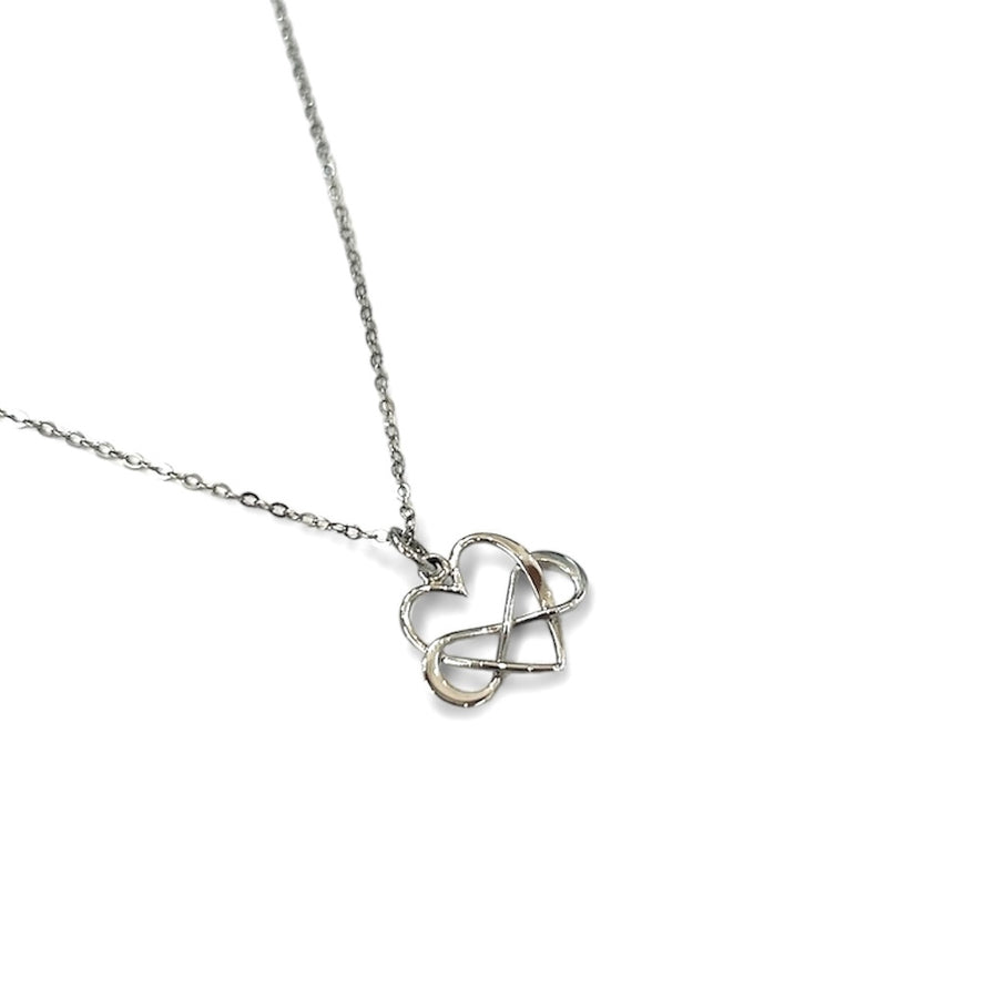 Infinity and Heart Necklace