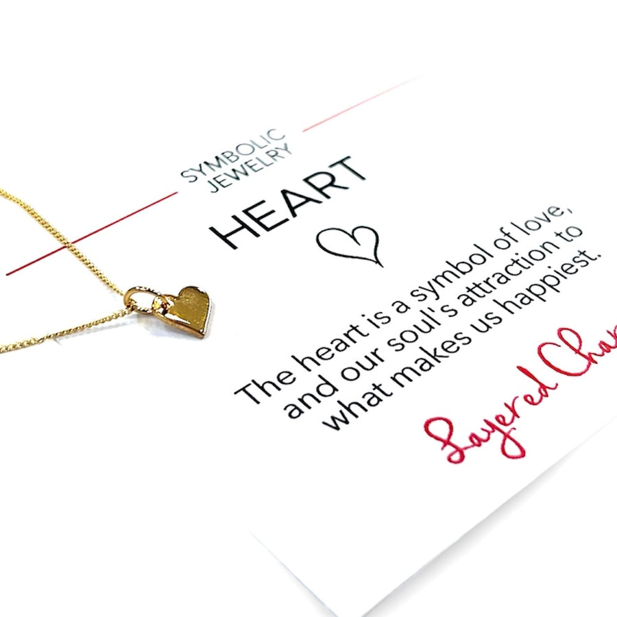 14KT Gold Plated Heart Necklace