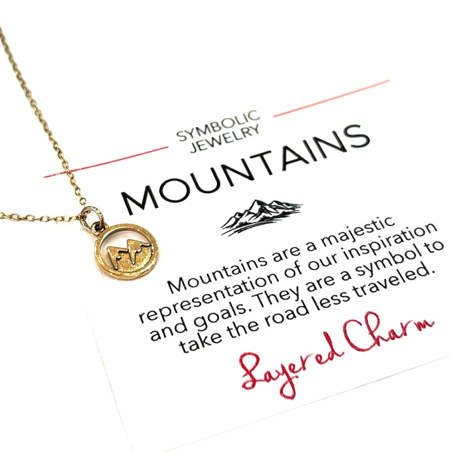 Snow Peak Mountain Necklace