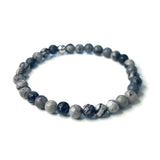 Black Silk Stone Bracelet