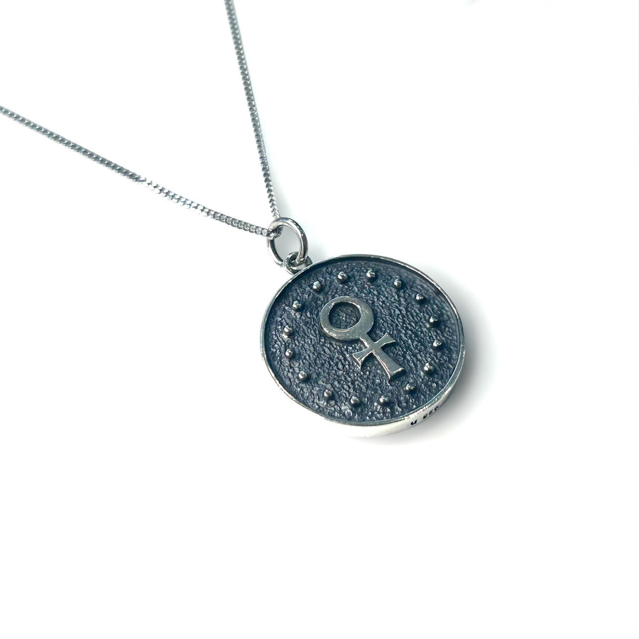 Gemini Double-Sided Coin Zodiac Necklace