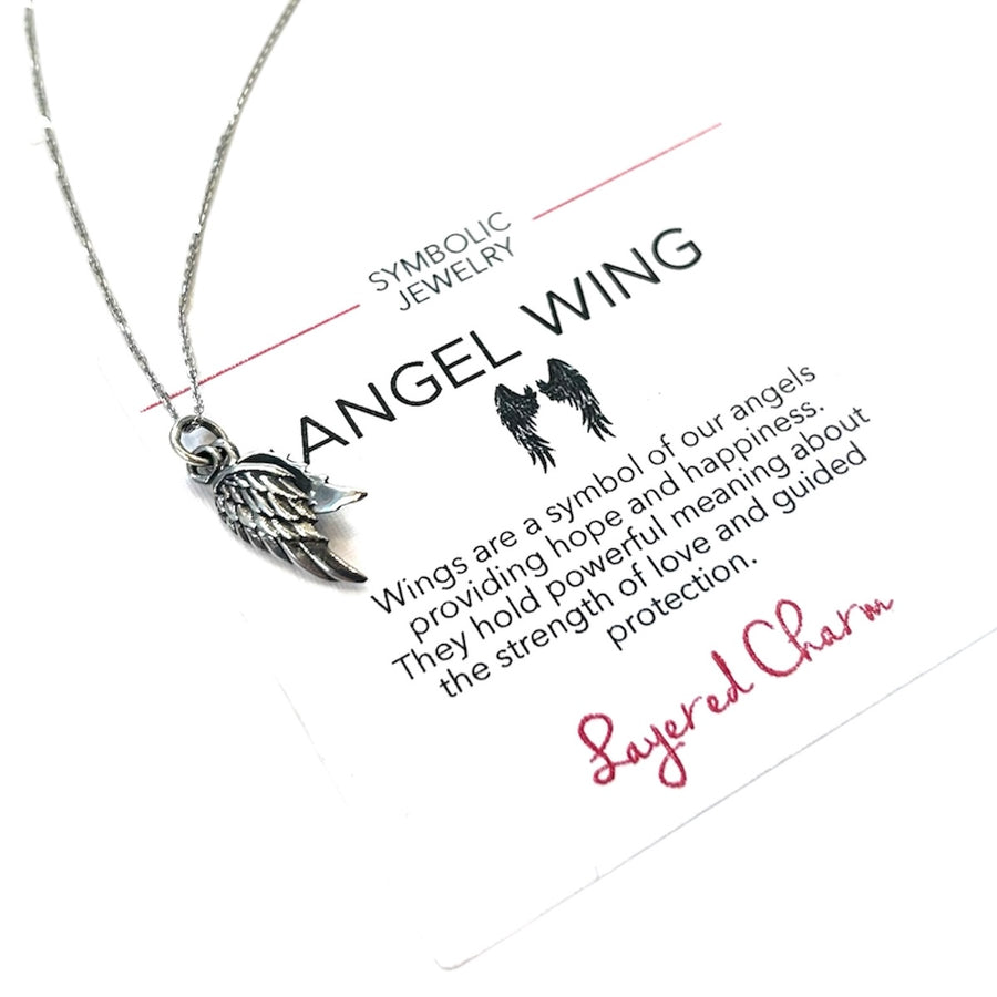 Two Angel Wings Necklace