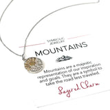 Sun & Mountain Range Necklace