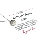 Mountains with Moon Phases Necklace