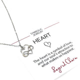 Infinity and Heart Necklace