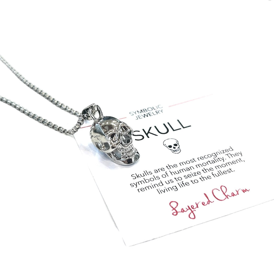 Steel Skull Necklace