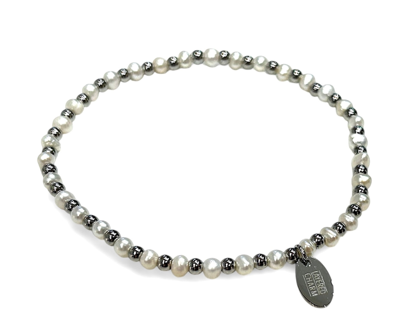 Steel and Gemstone Stretch Bracelets