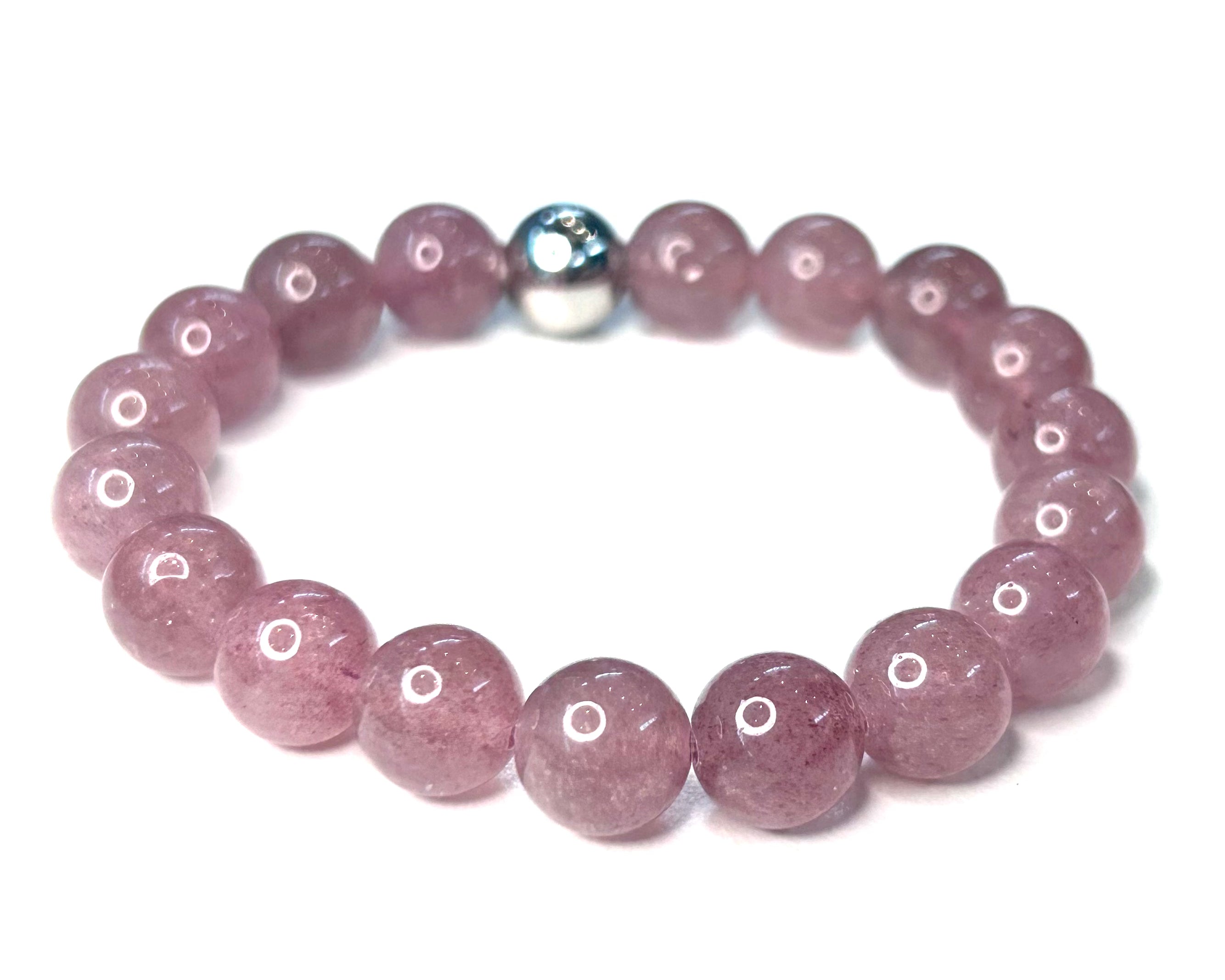 Strawberry Quartz Stone Bracelet