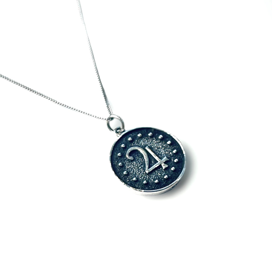 Sagittarius Double-Sided Coin Zodiac Necklace