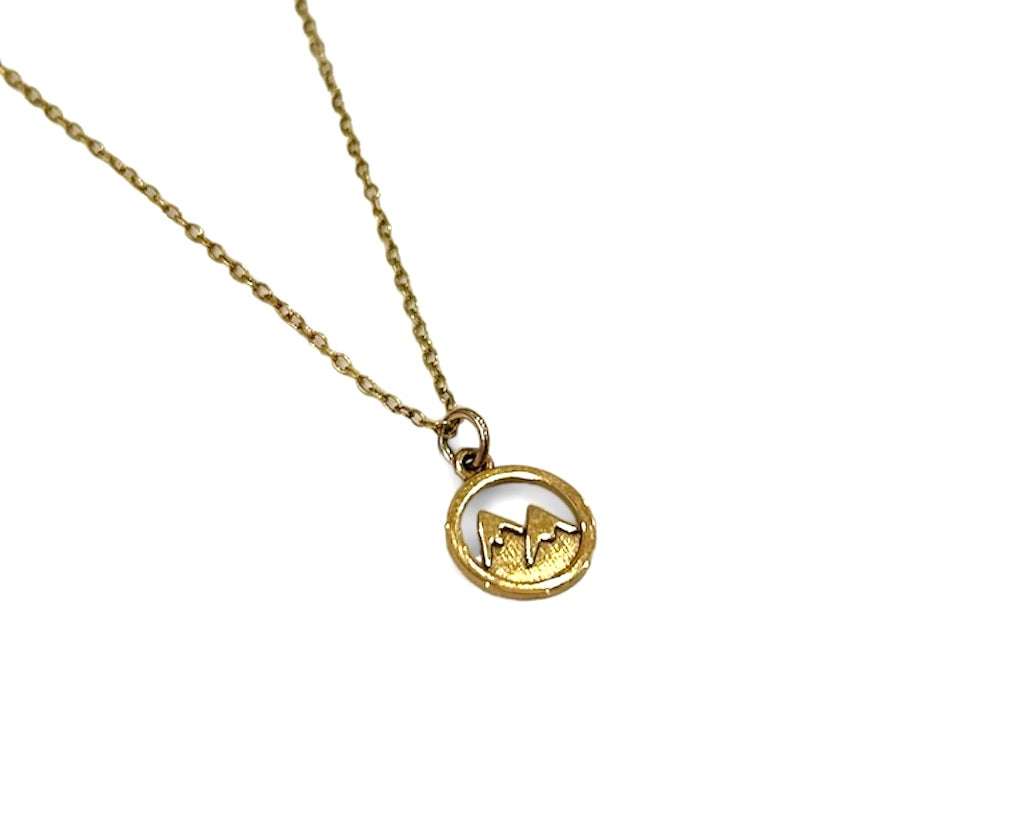 Snow Peak Mountain Necklace