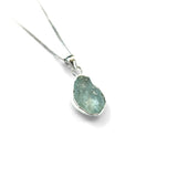 Rough Aquamarine 17mm Necklace