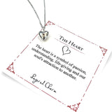Small Puff Heart Necklace