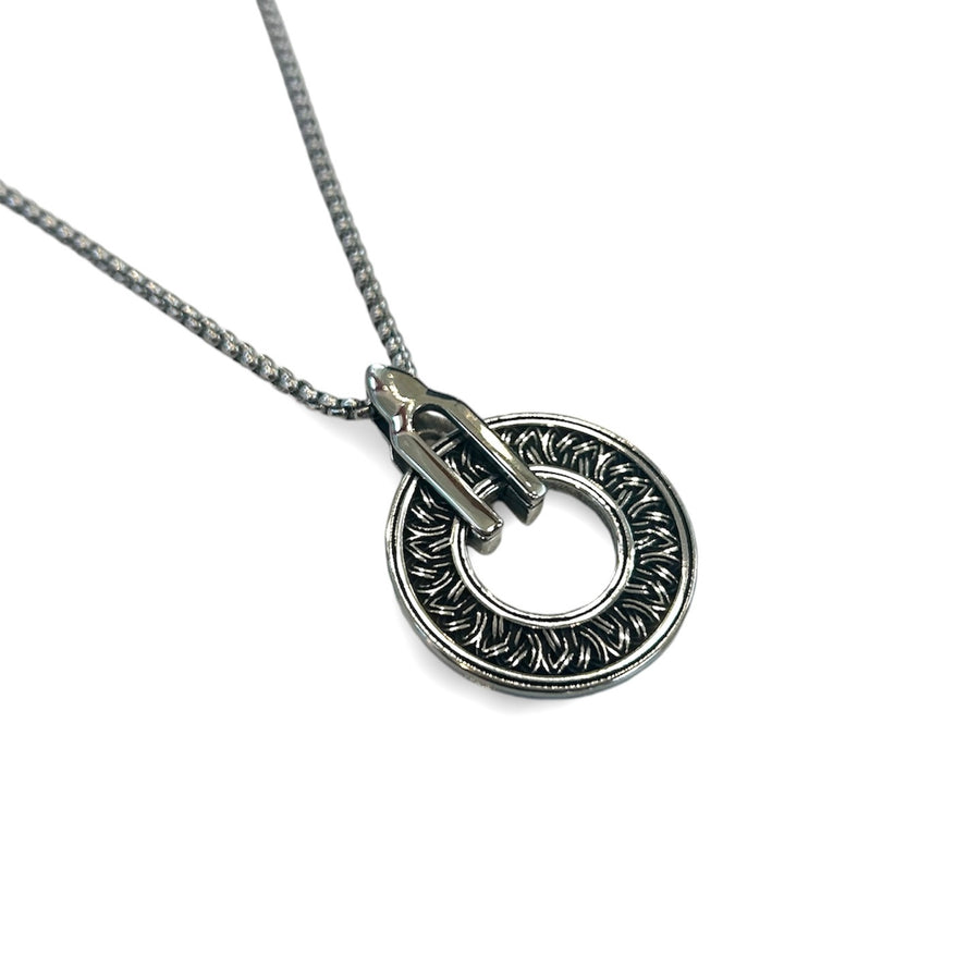 Viking Runes Circle Necklace