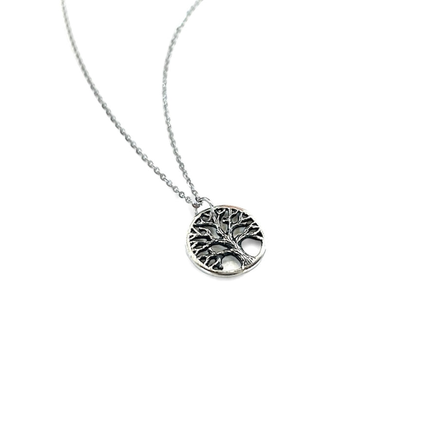 Textured Tree Branches Necklace