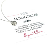 Earth Element Mountain Necklace