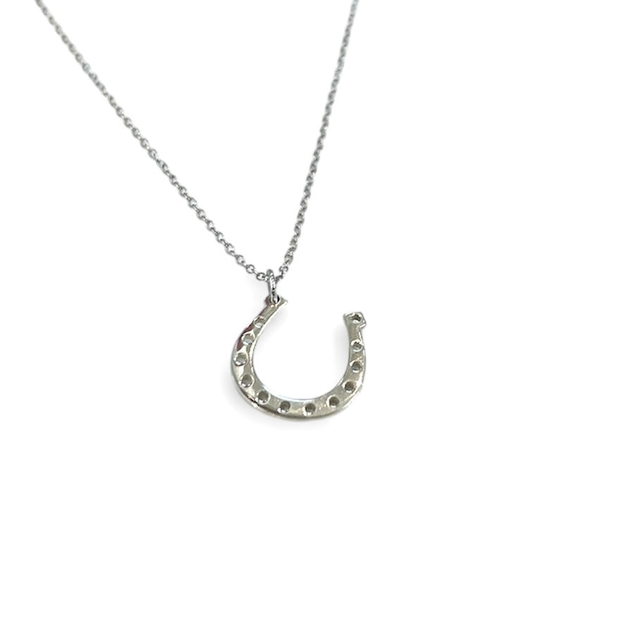 Lucky Angled Horseshoe Necklace