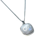 Square Gemstone Necklace