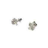 Rhodium Tree of Life Earrings