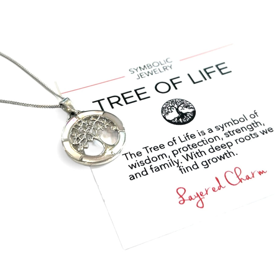 Border Shell Tree of Life Necklace