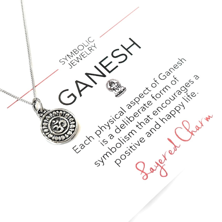 Double Sided Ganesha/Ohm Necklace