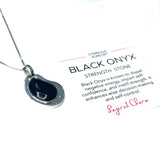 Oval Free-Form Gemstone Necklace