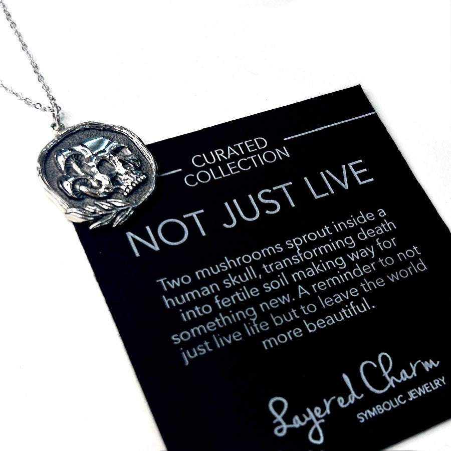 NOT JUST LIVE NECKLACE