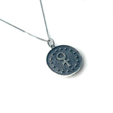 Taurus Double-Sided Coin Zodiac Necklace