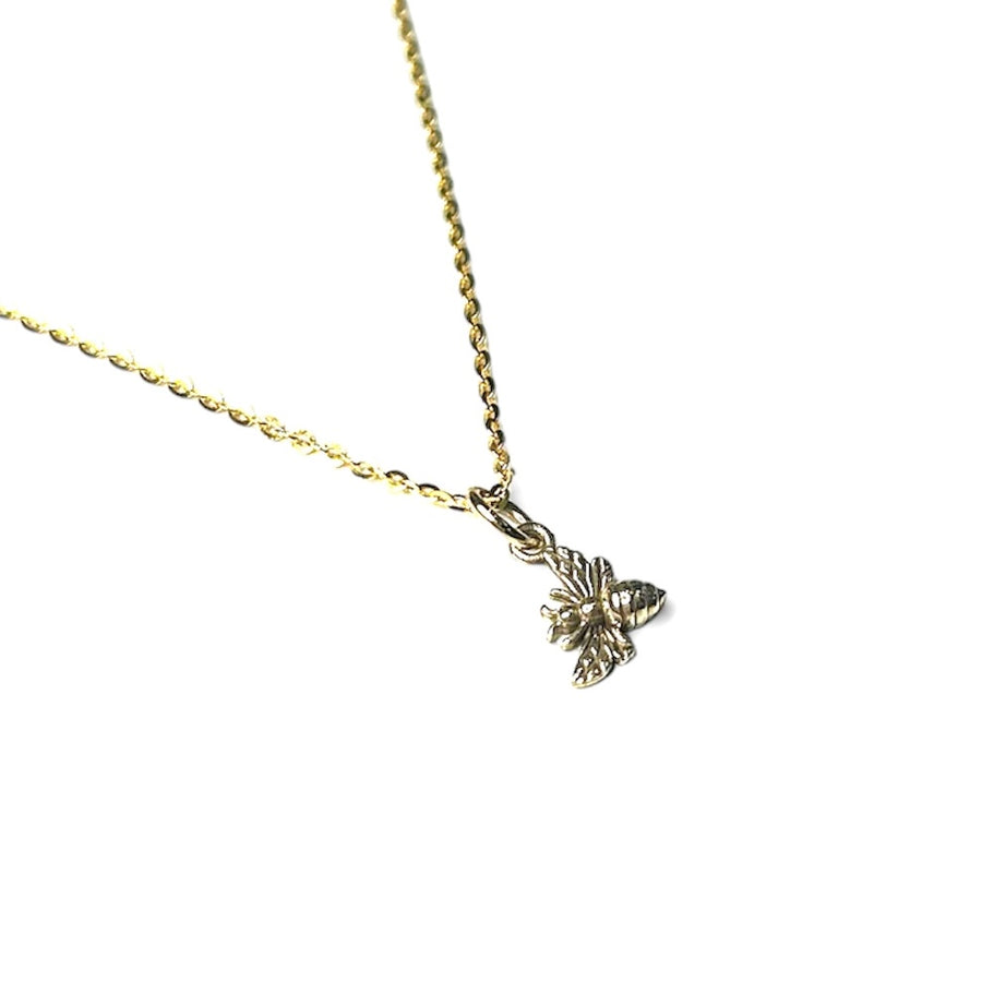 Angled Bee Necklace