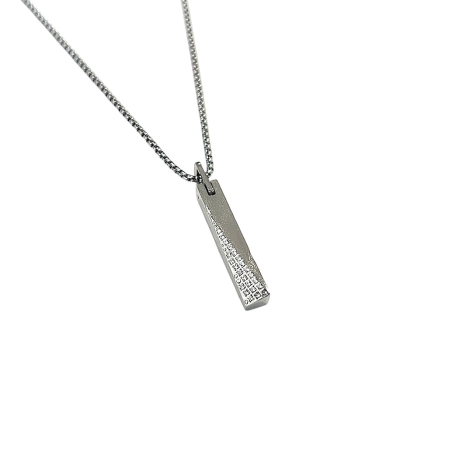 CZ Thin Rectangle DogTag