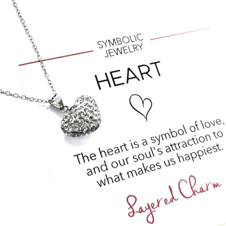 Glitz Heart Necklace